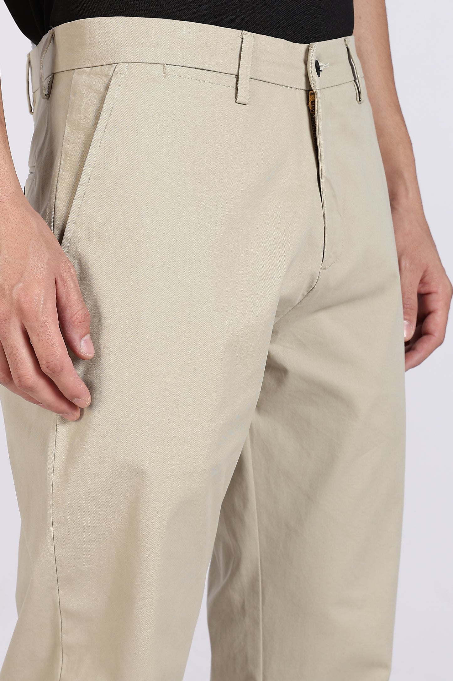 Cotton Chinos Pant Stone Beige