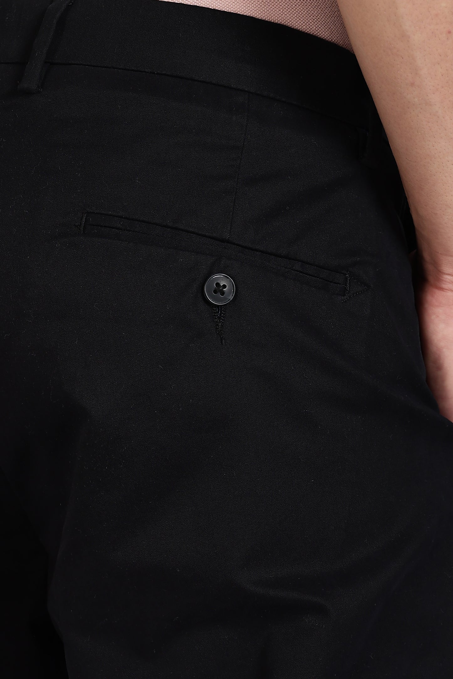 Cotton Chinos Pant Black