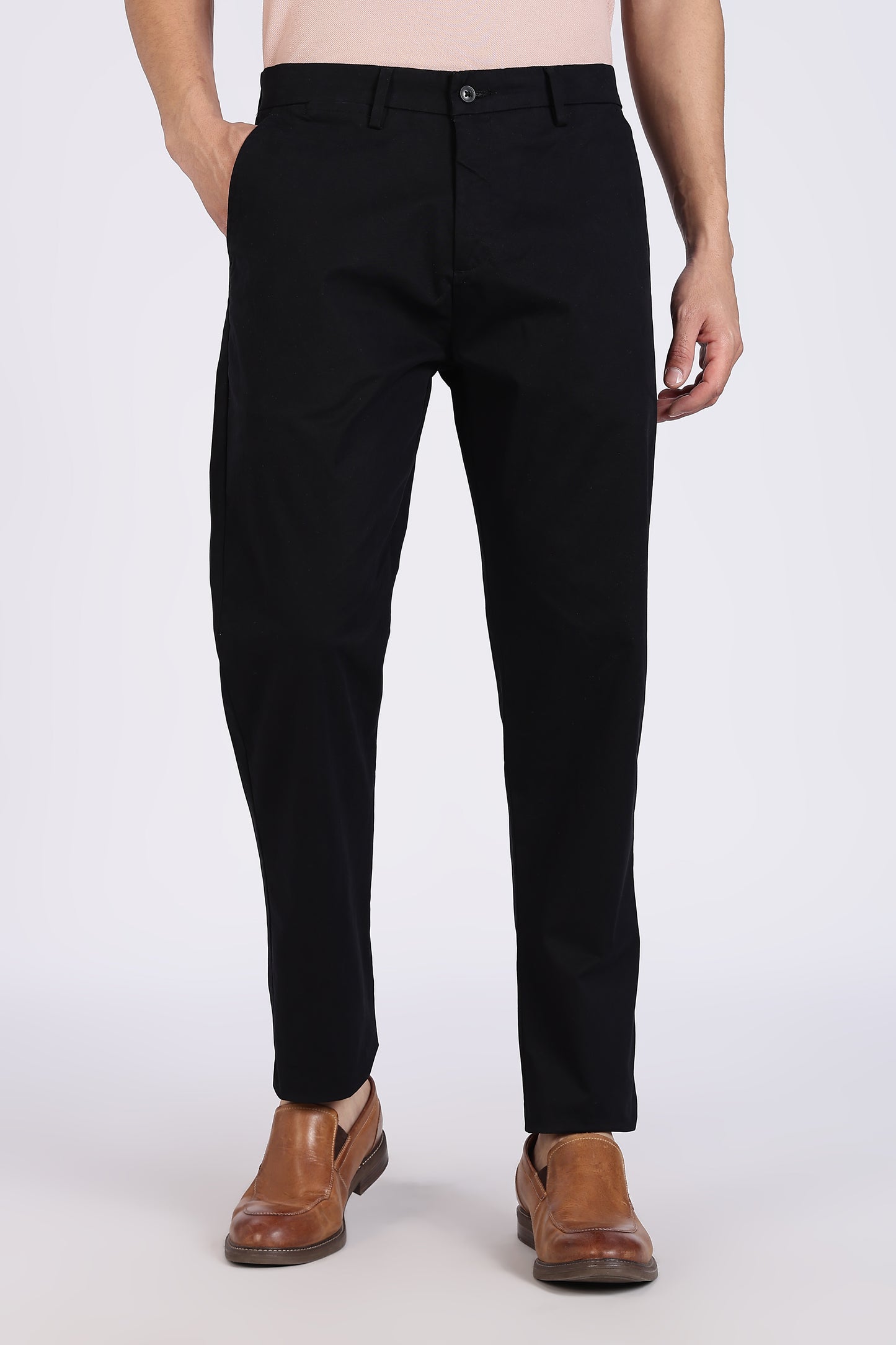 Cotton Chinos Pant Black