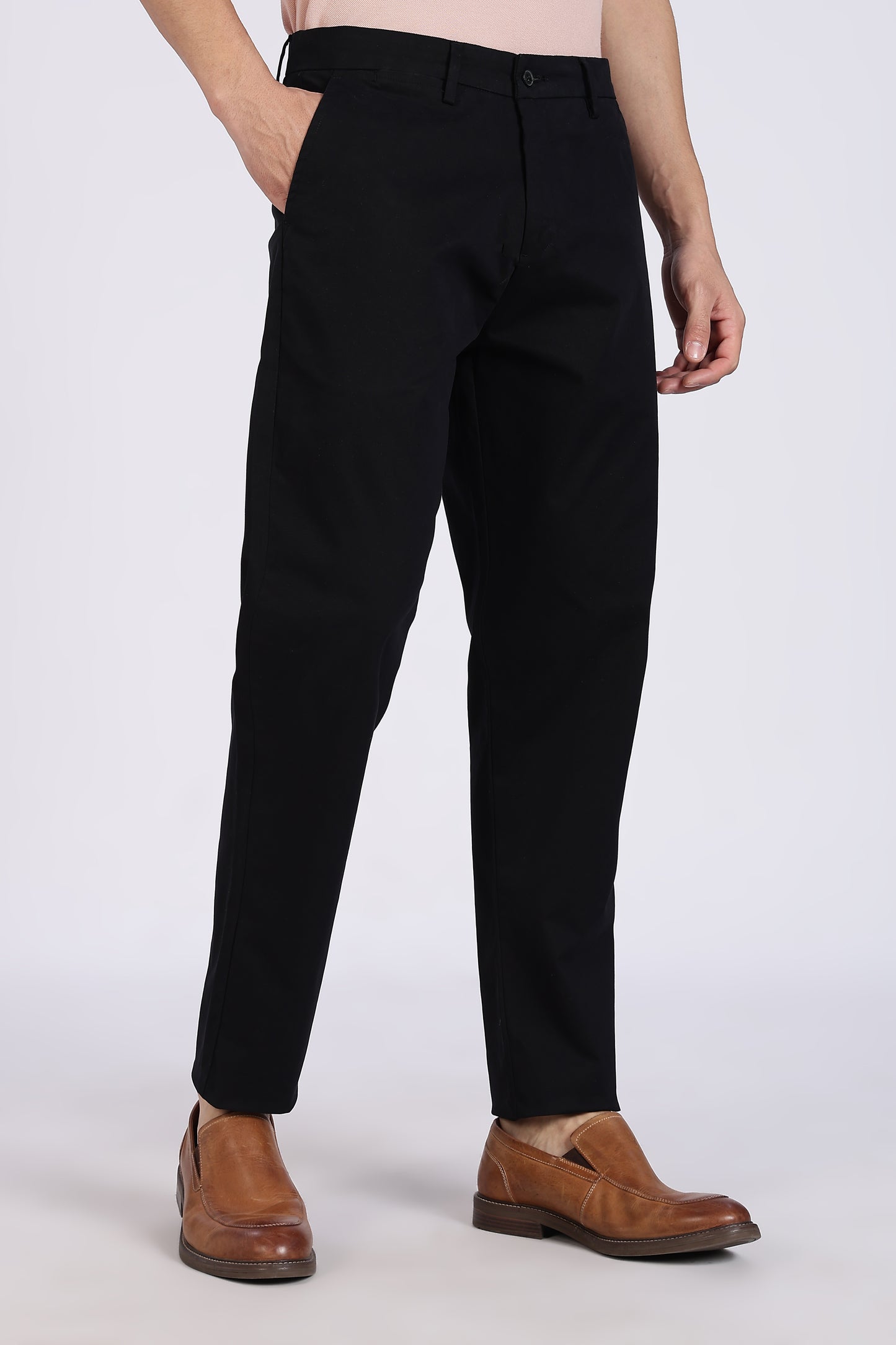 Cotton Chinos Pant Black