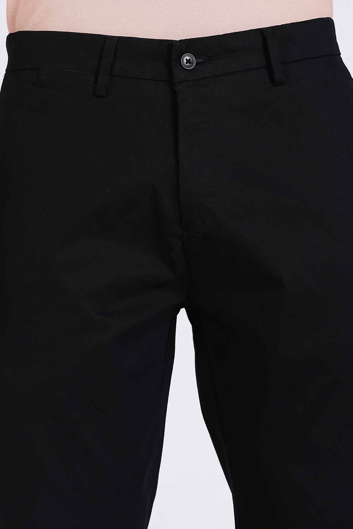 Cotton Chinos Pant Black