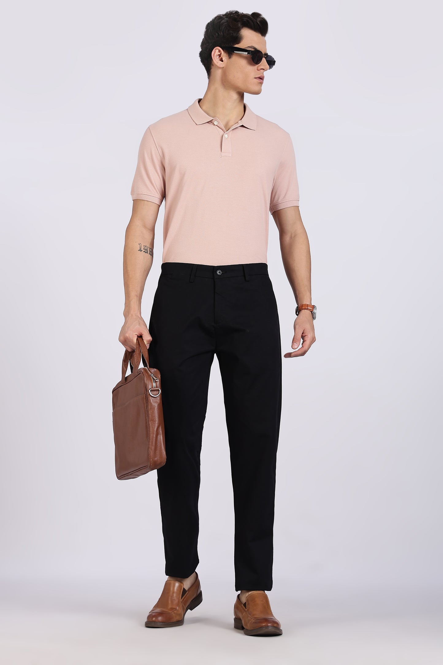 Cotton Chinos Pant Black