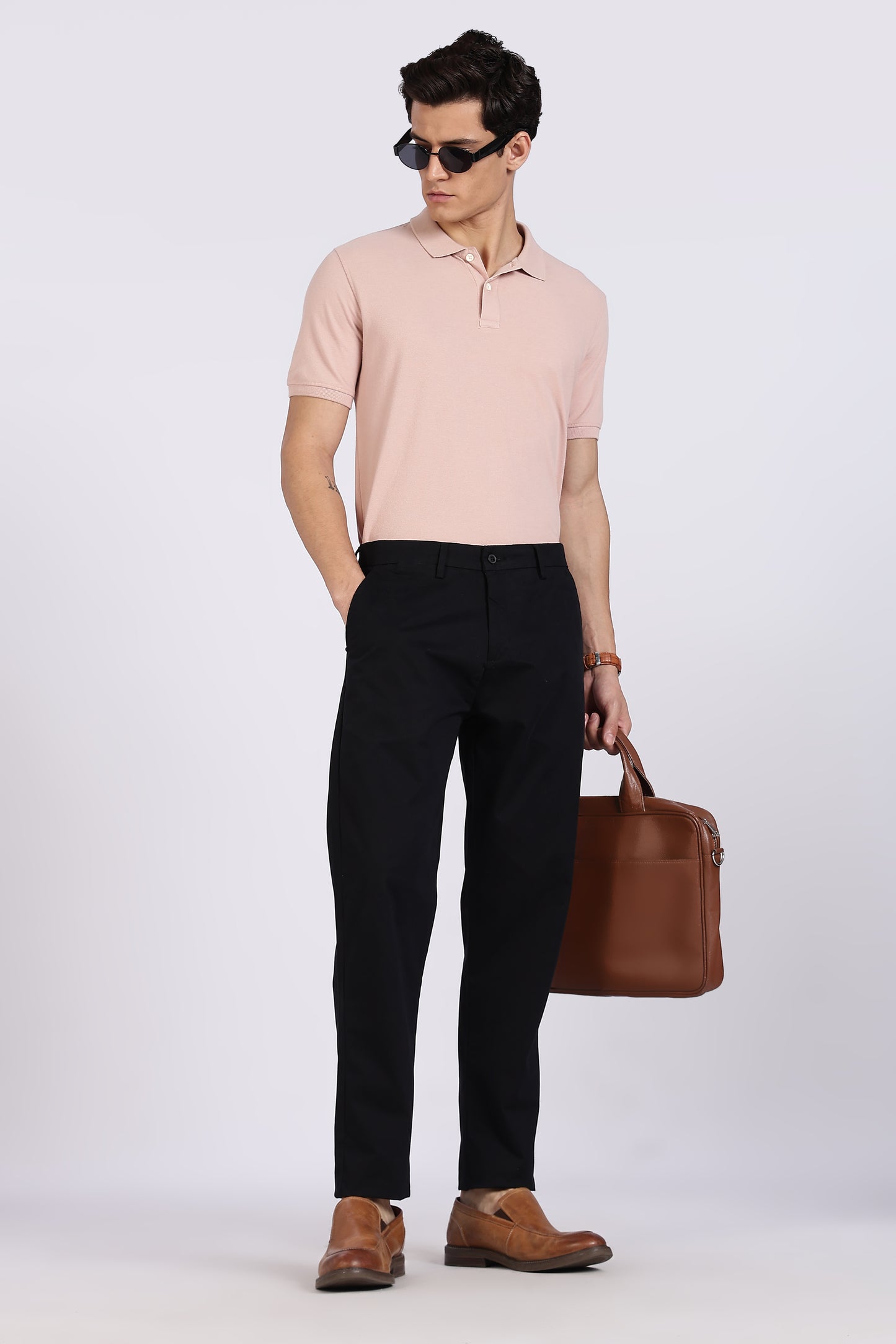 Cotton Chinos Pant Black