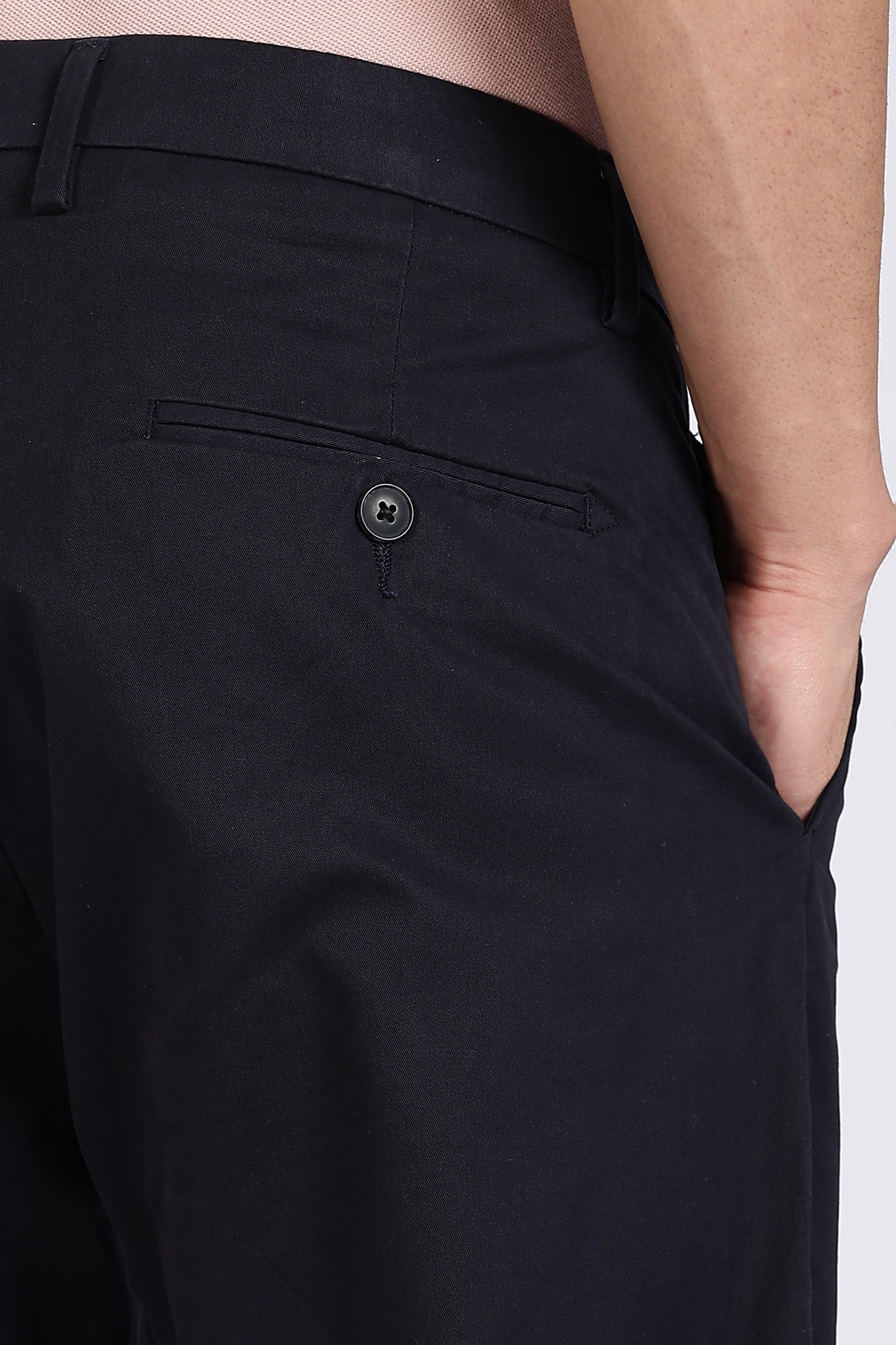 Cotton Chinos Pant Navy Blue