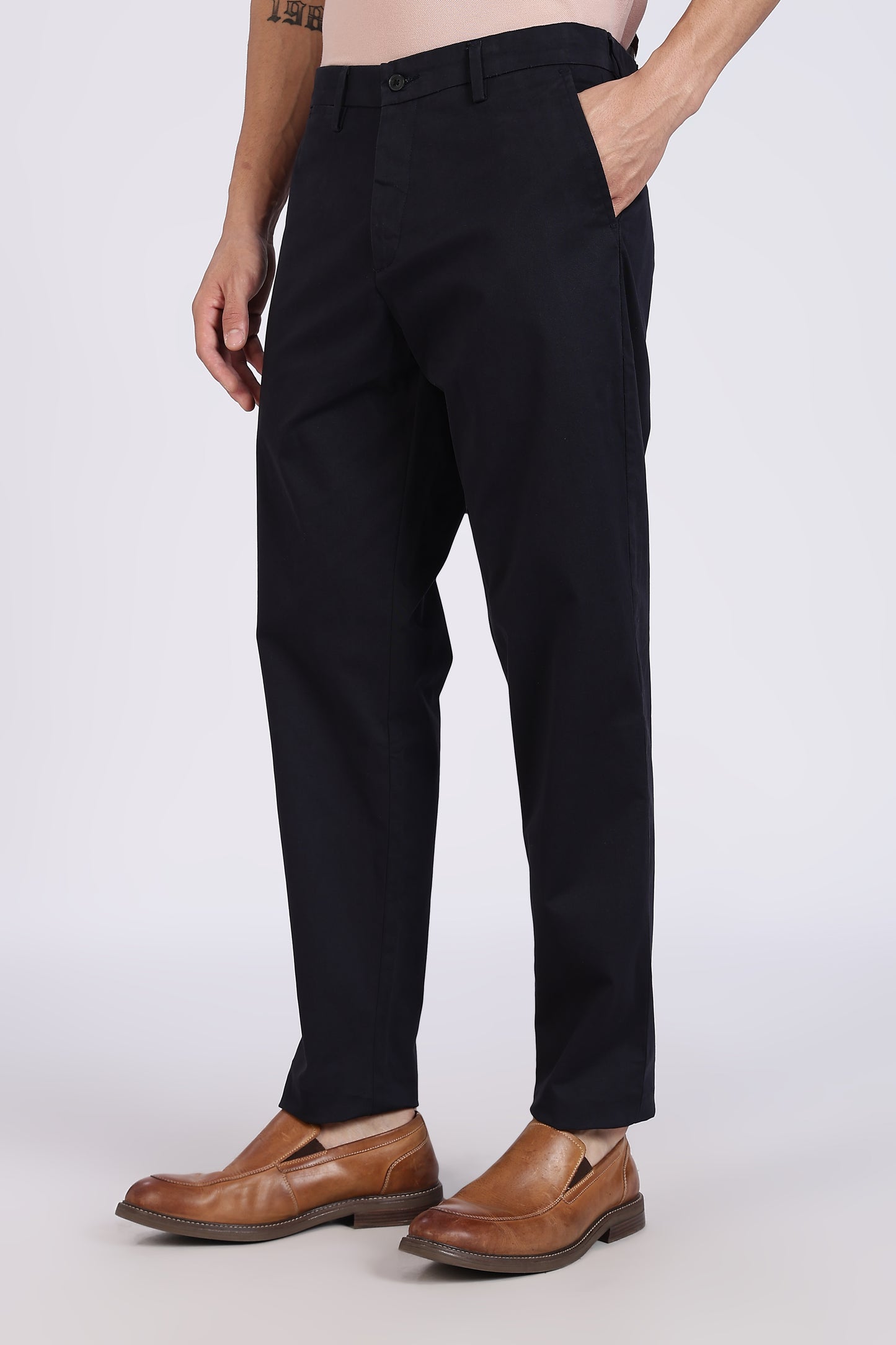 Cotton Chinos Pant Navy Blue