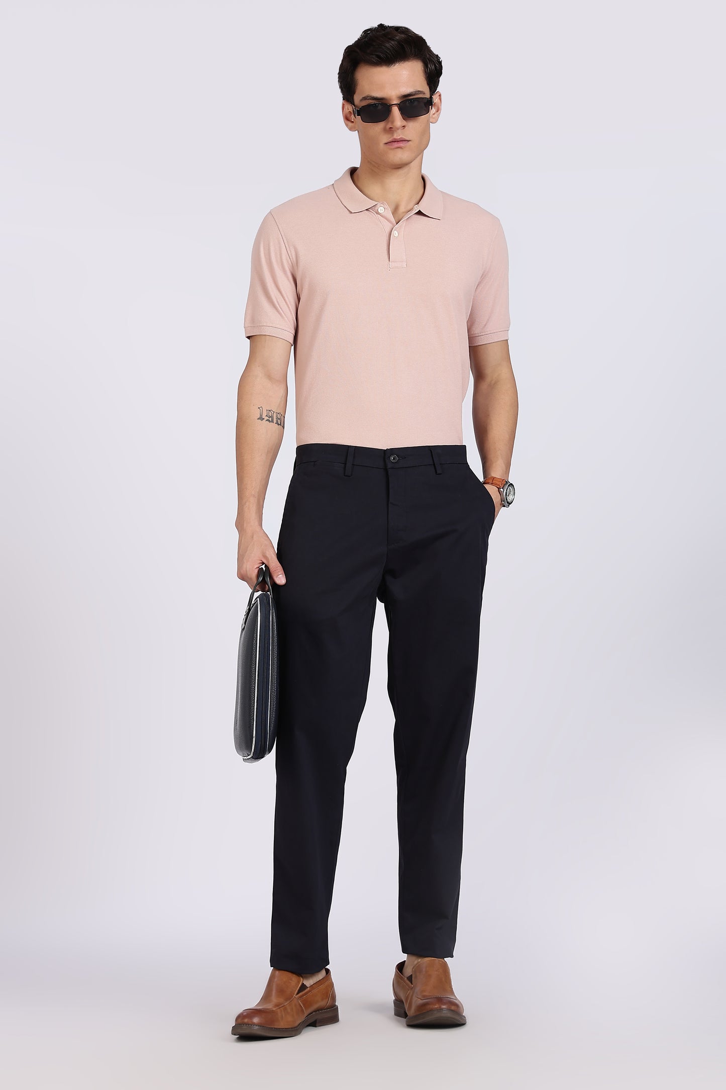Cotton Chinos Pant Navy Blue
