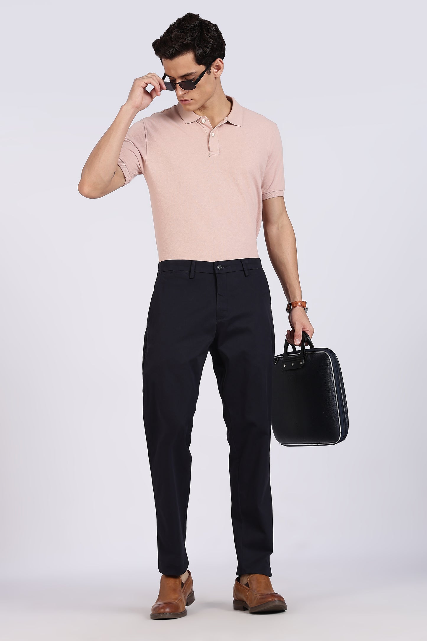 Cotton Chinos Pant Navy Blue