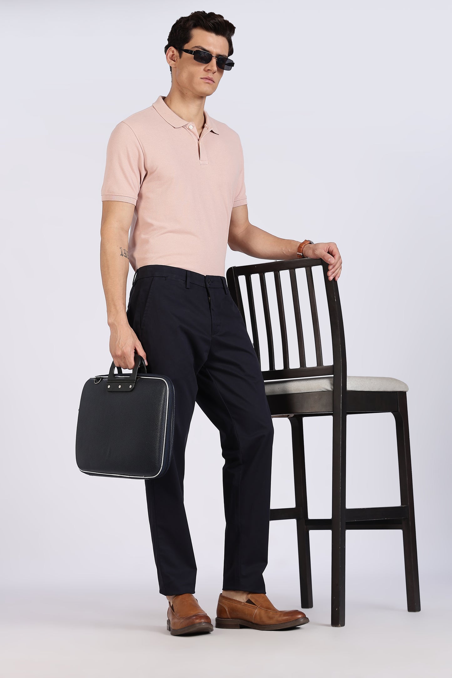 Cotton Chinos Pant Navy Blue