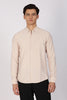 Regular Fit Classic Beige Linen Shirt