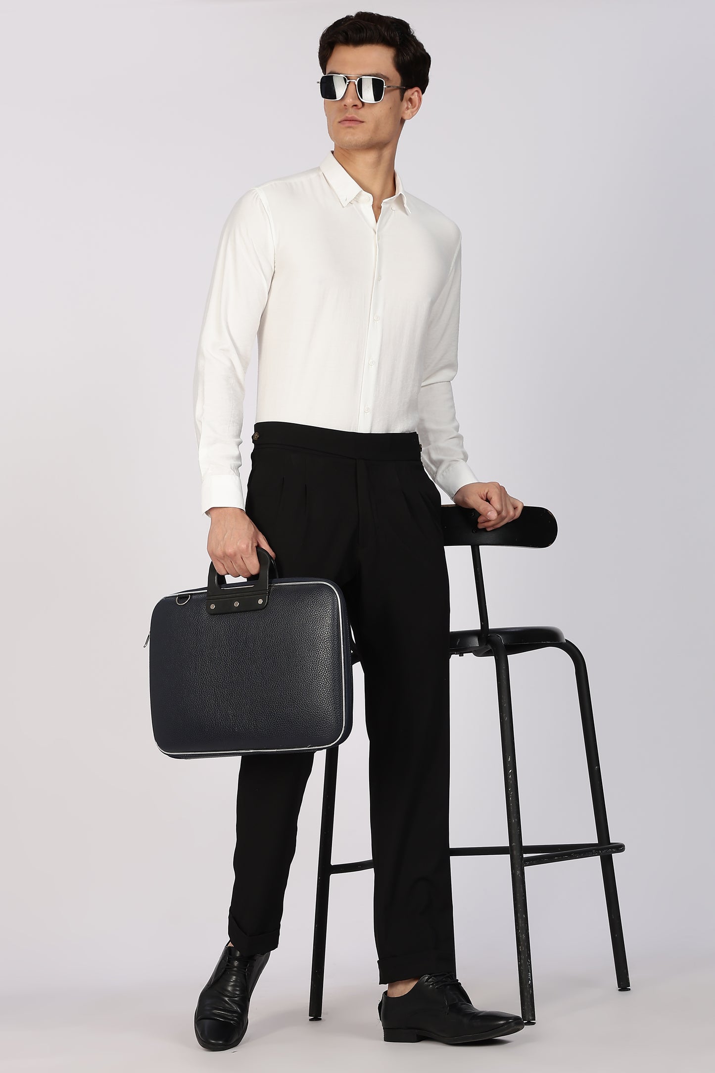 Regular Fit White Formal Shirt