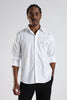 Regular Fit White Stone Design Embroidery Shirt