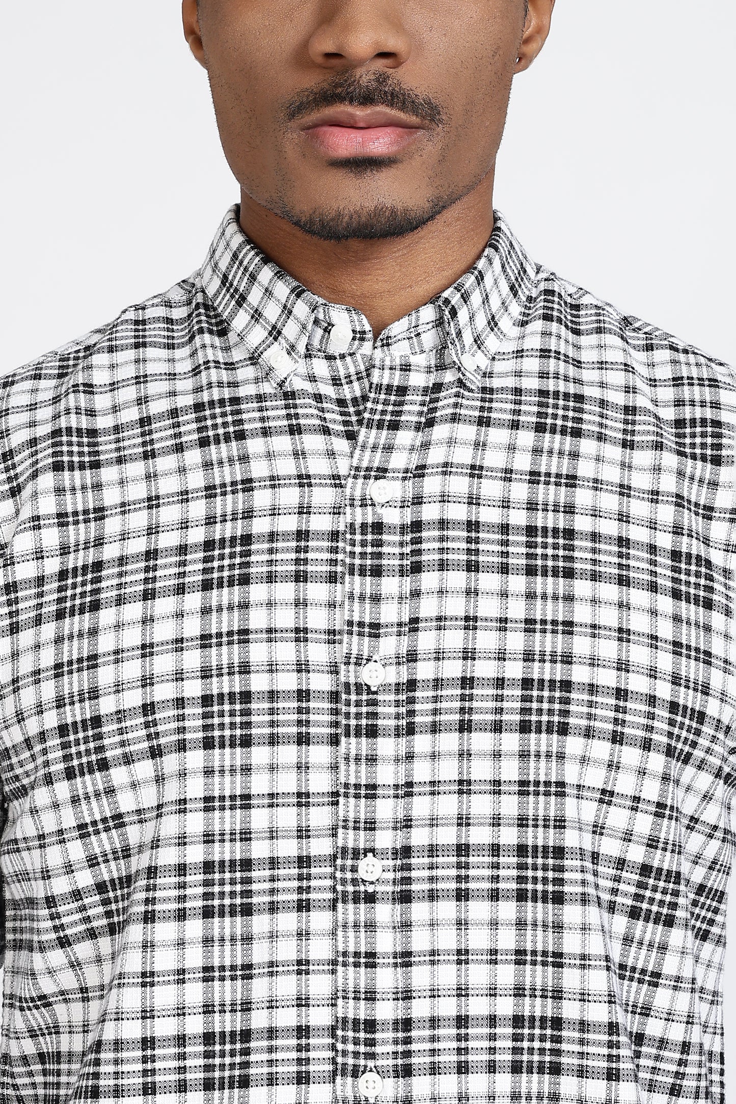 Regular Fit Check Design Cotton Shirt