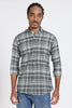 Regular Fit Grey Tartan Checked Casual Shirt