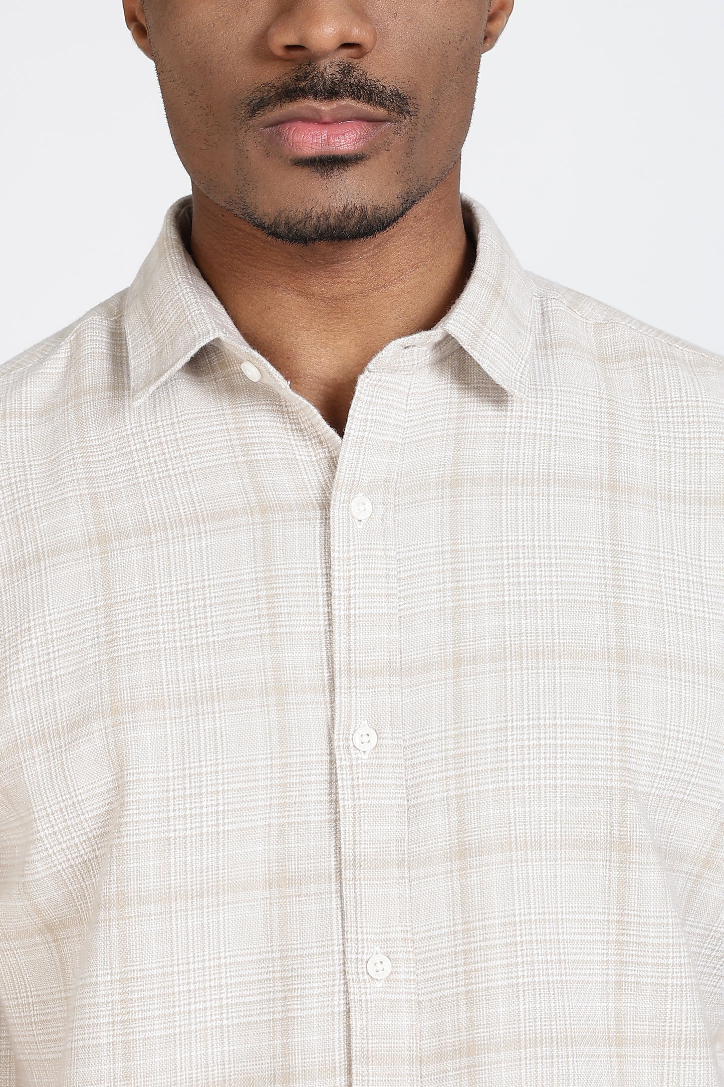 Regular Fit Check Design Cotton Shirt