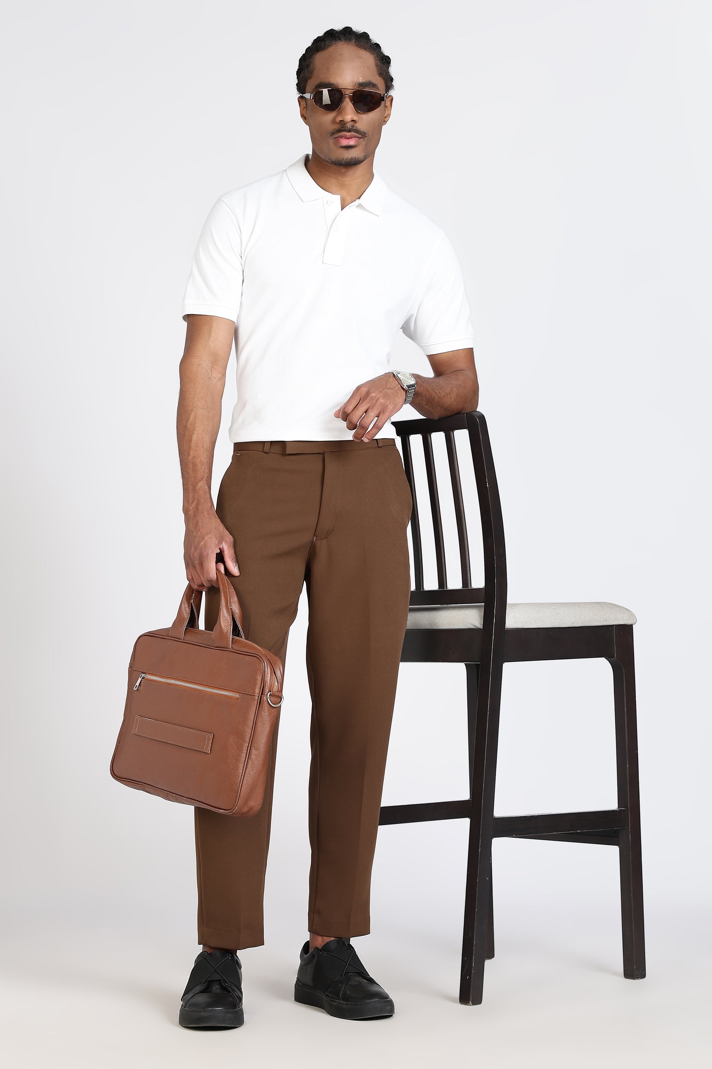 Formal Barbie Fabric Light Brown Trouser