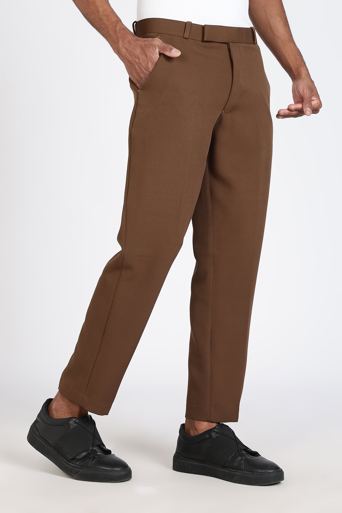 Formal Barbie Fabric Light Brown Trouser