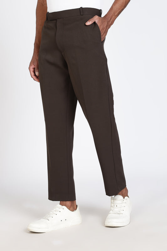 Formal Barbie Fabric Brown Trouser