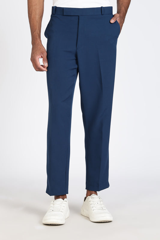 Formal Barbie Royal Blue  Fabric Trouser