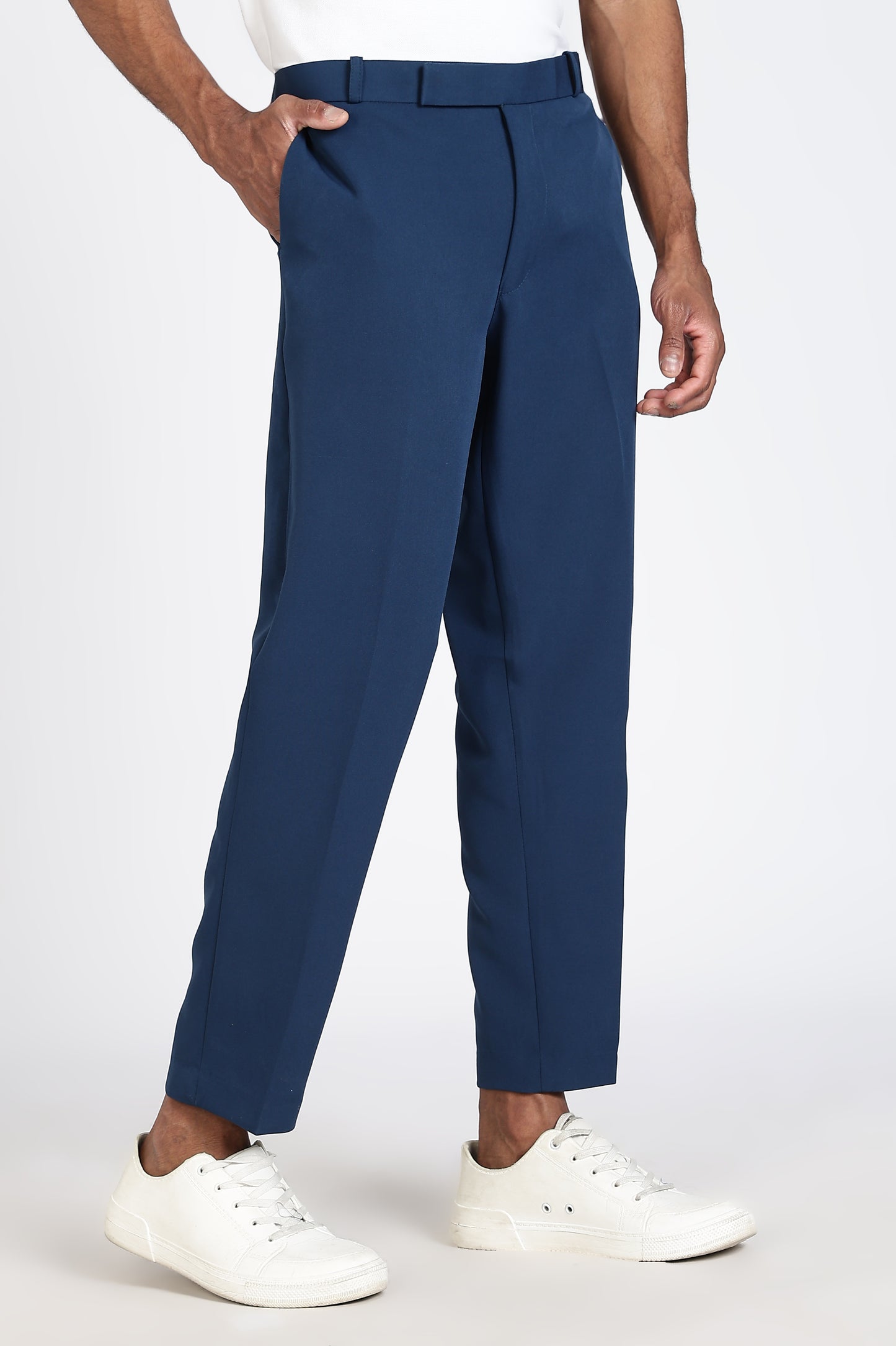 Formal Barbie Royal Blue  Fabric Trouser