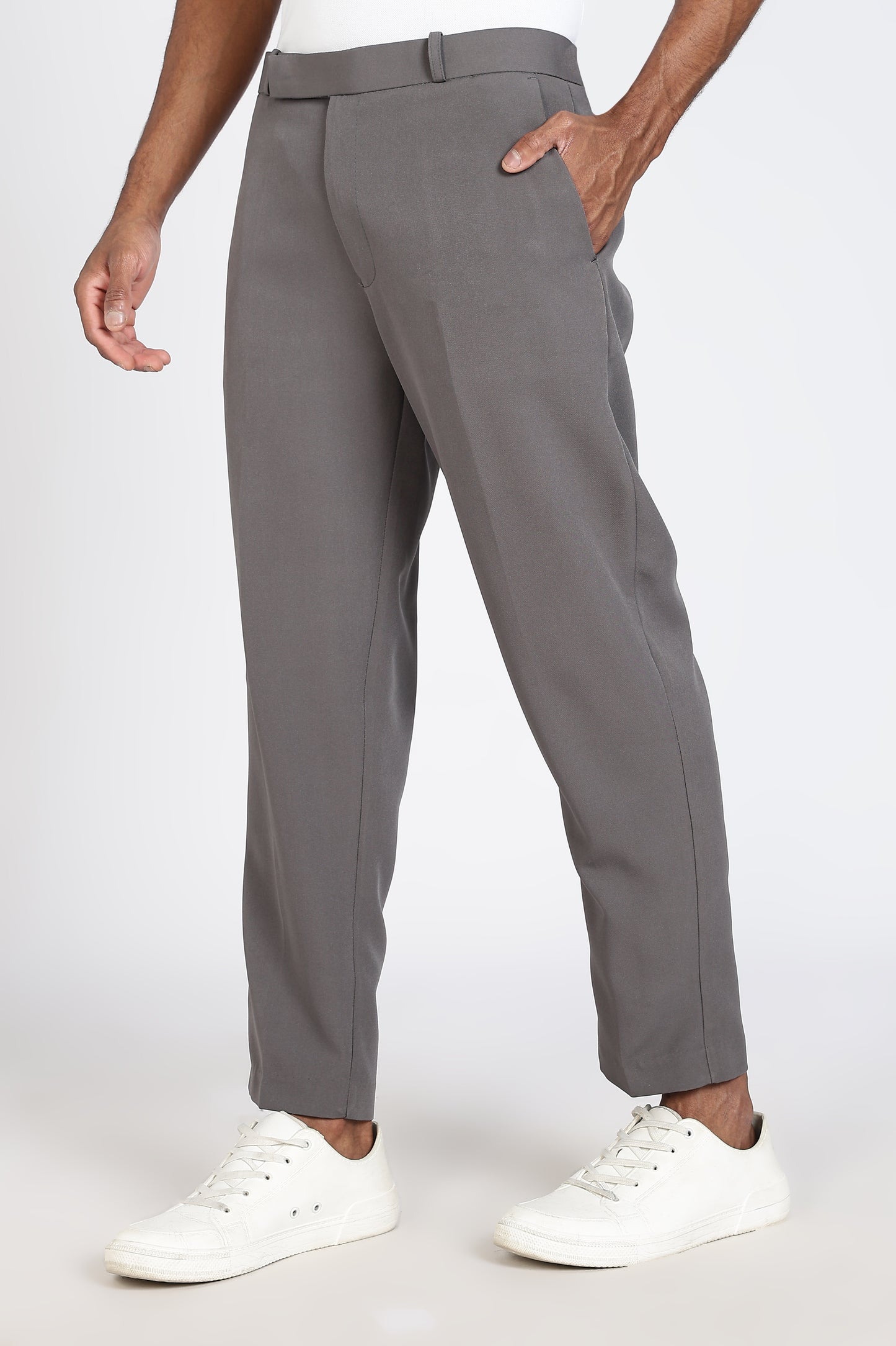Formal Barbie Fabric Grey Trouser