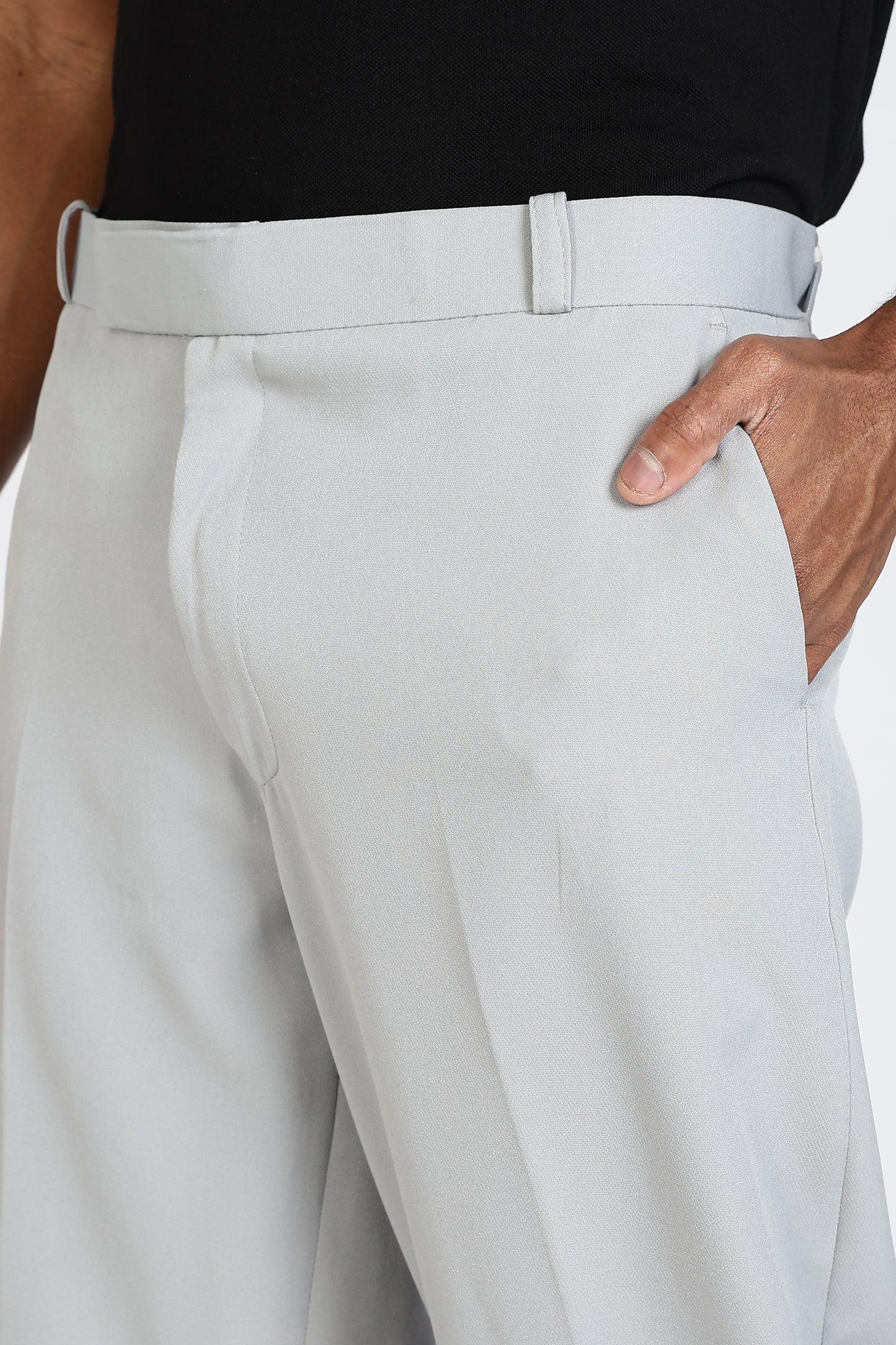 Formal Barbie Fabric Light Grey Trouser