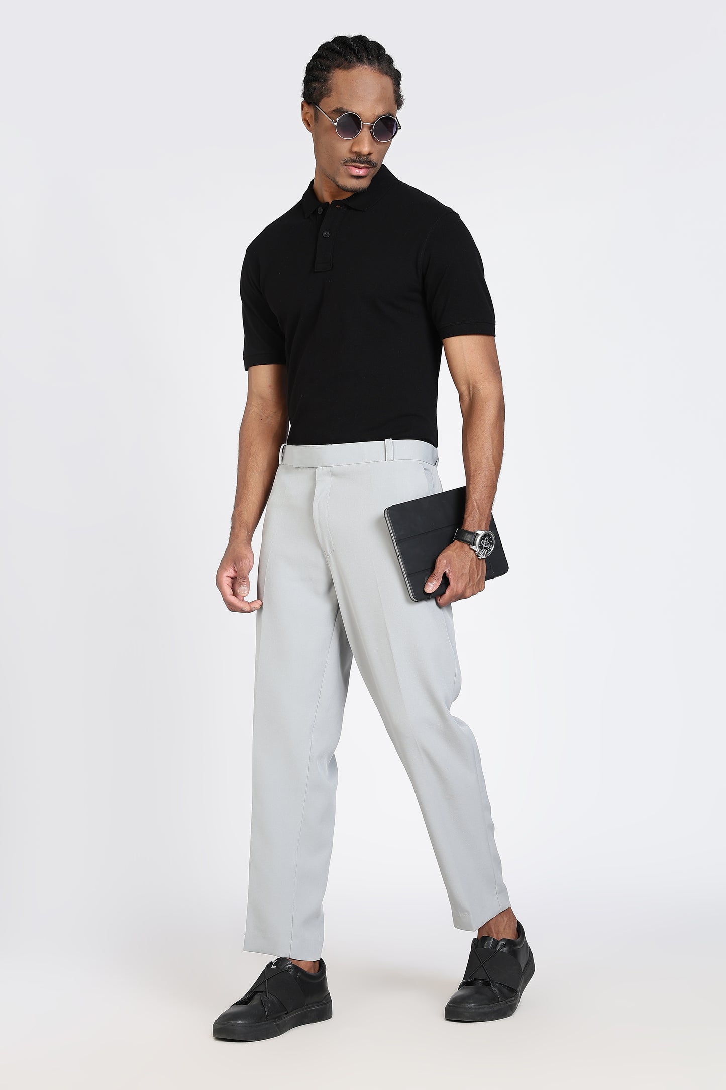 Formal Barbie Fabric Light Grey Trouser