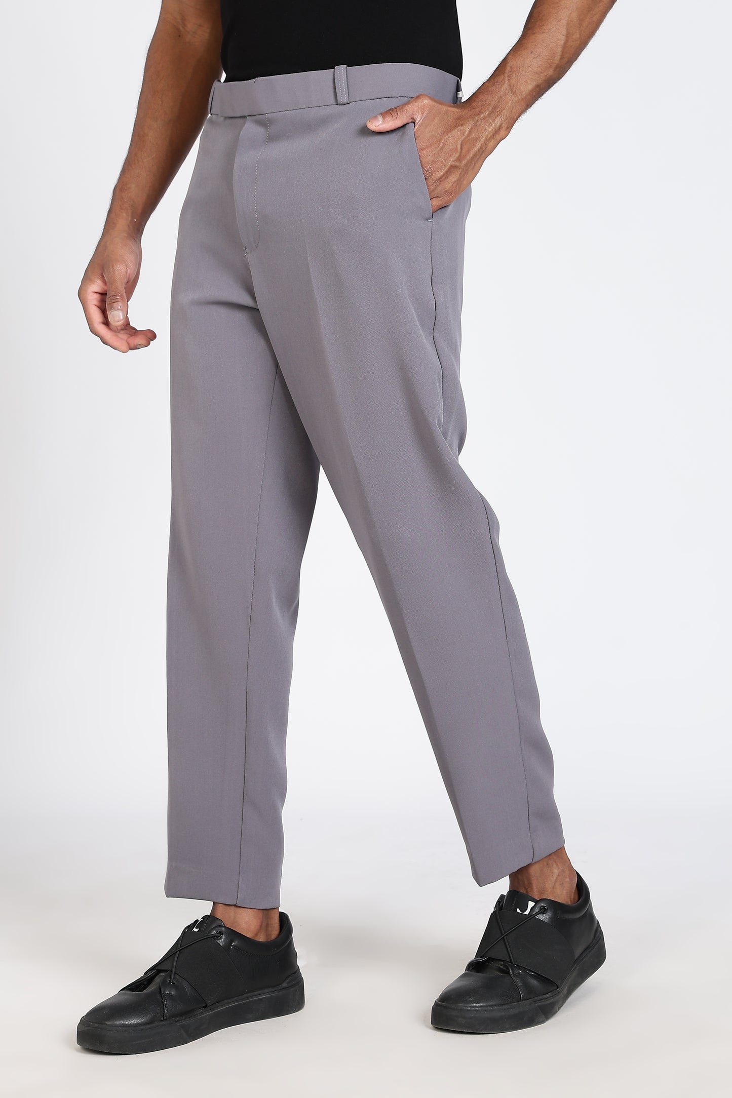 Formal Barbie Fabric Dark Grey Trouser