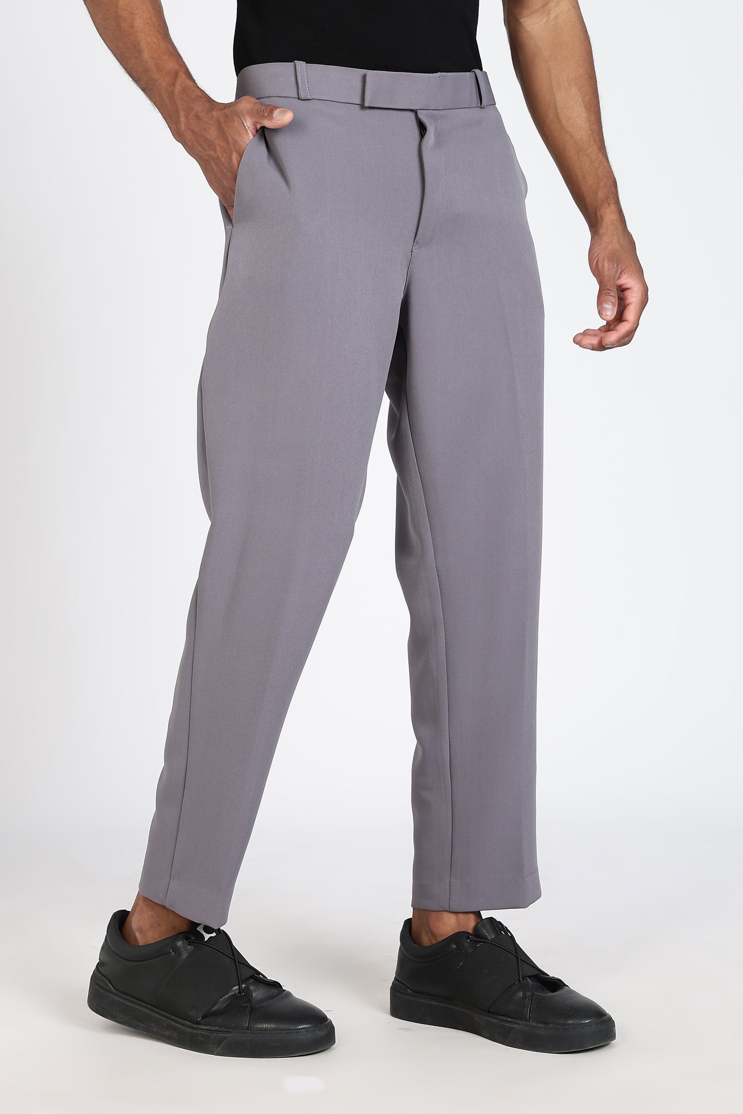 Formal Barbie Fabric Dark Grey Trouser
