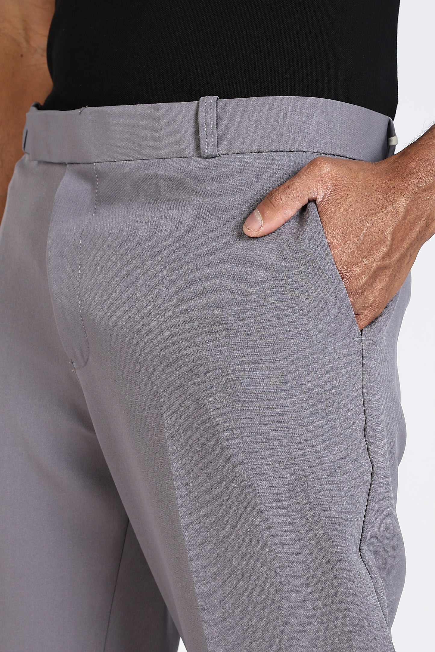 Formal Barbie Fabric Dark Grey Trouser