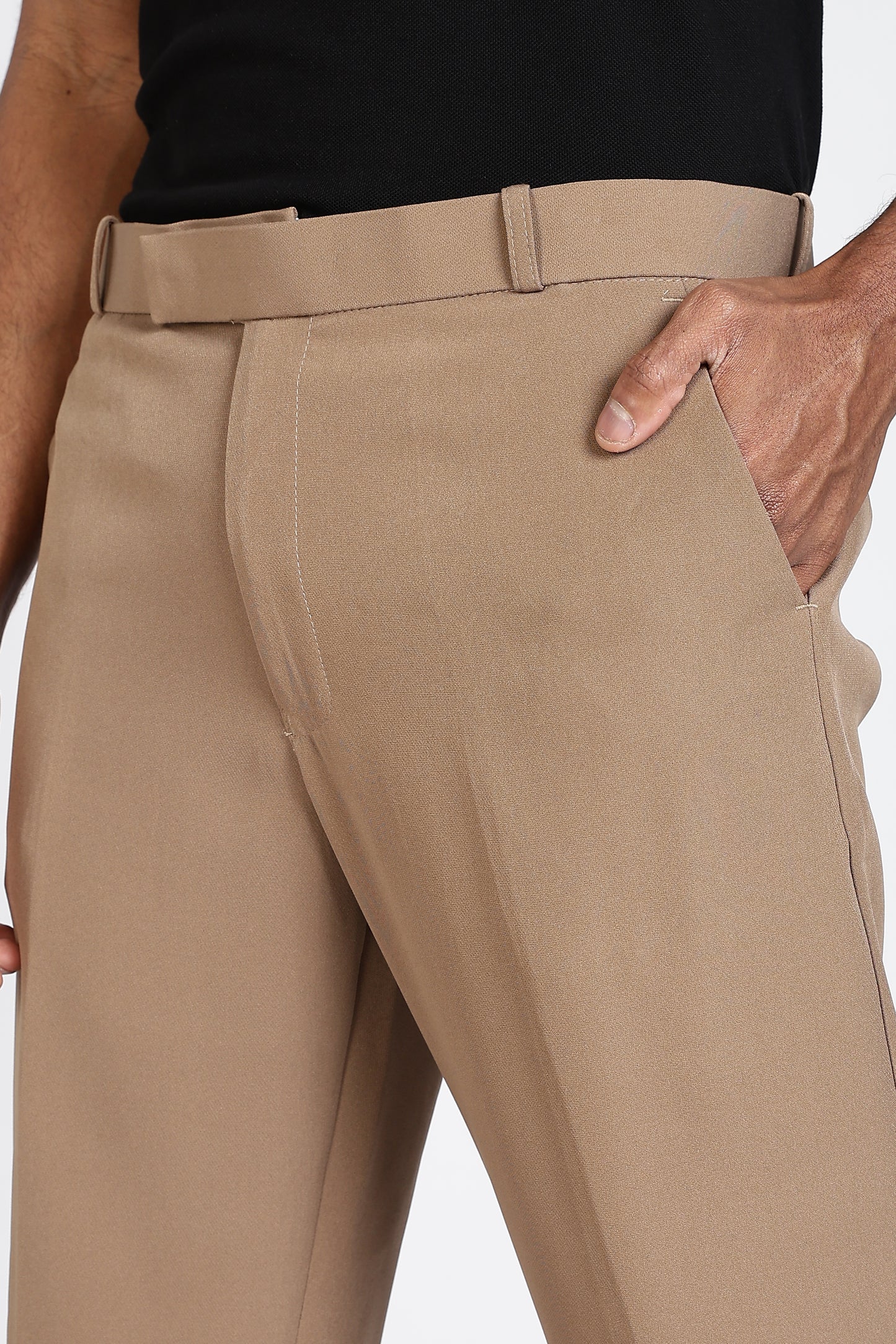 Formal Barbie Fabric Light Beige Trouser