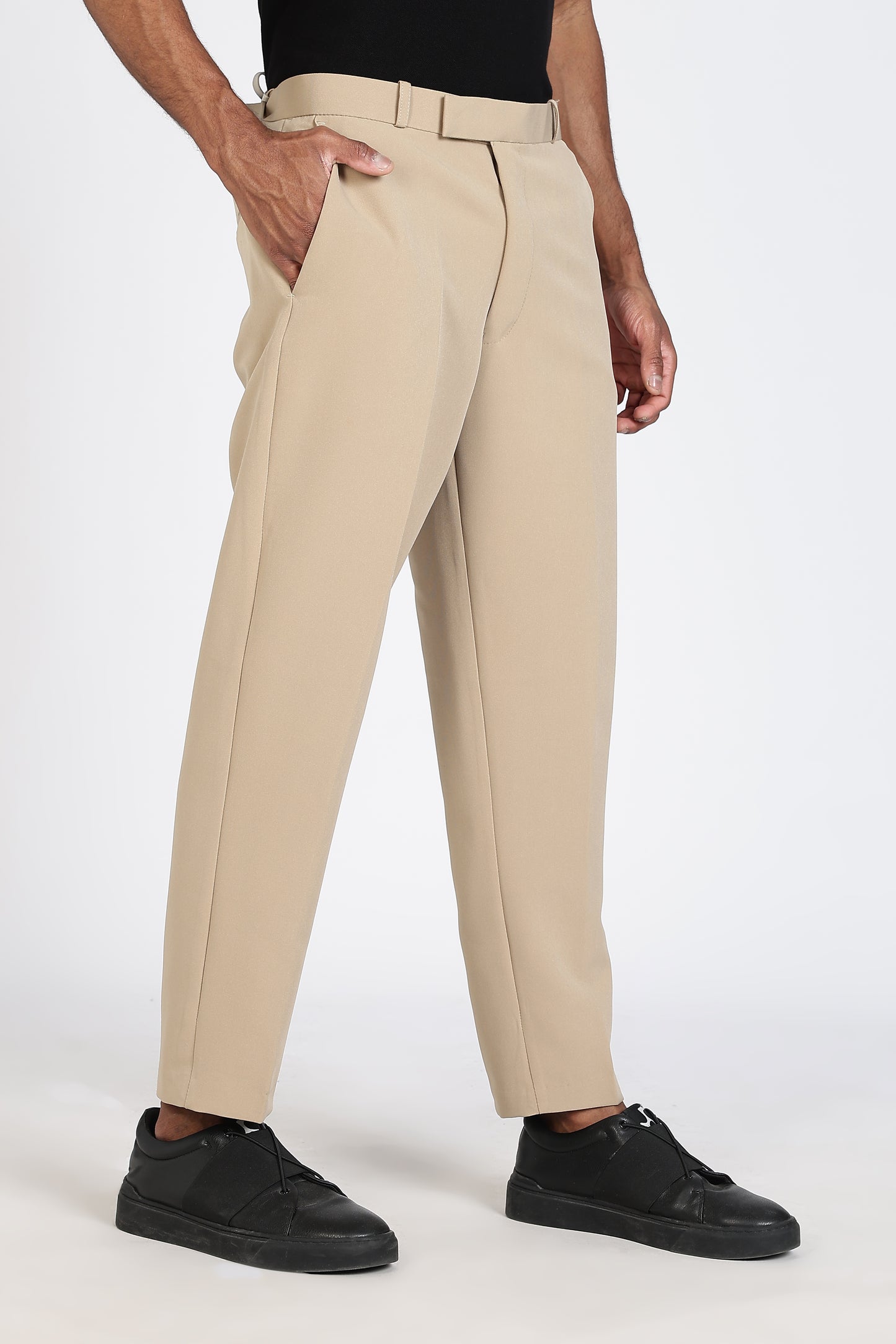 Formal Barbie Fabric Light Beige Trouser