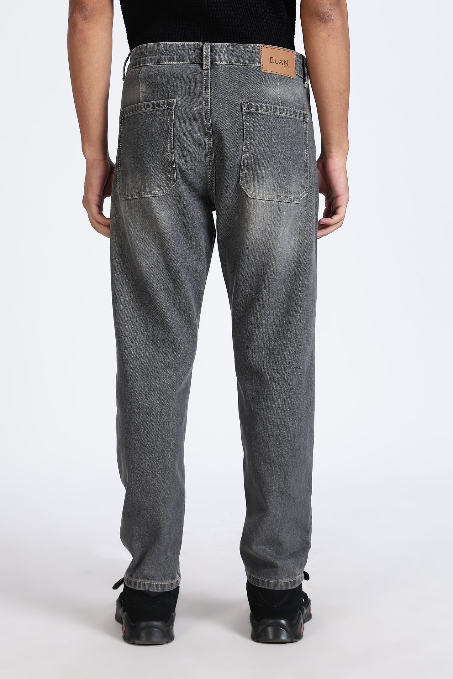 Mom Fit Denim Cloud Grey Jeans