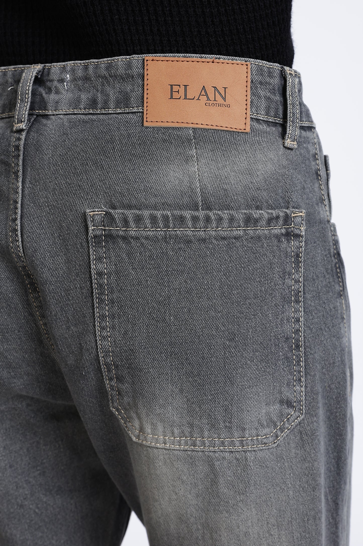 Mom Fit Denim Cloud Grey Jeans