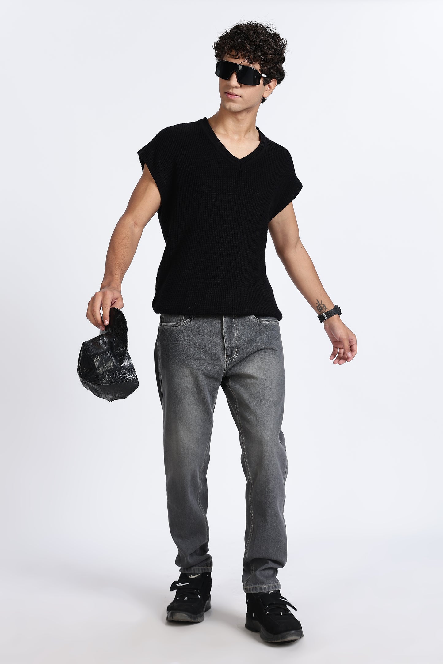 Mom Fit Denim Cloud Grey Jeans