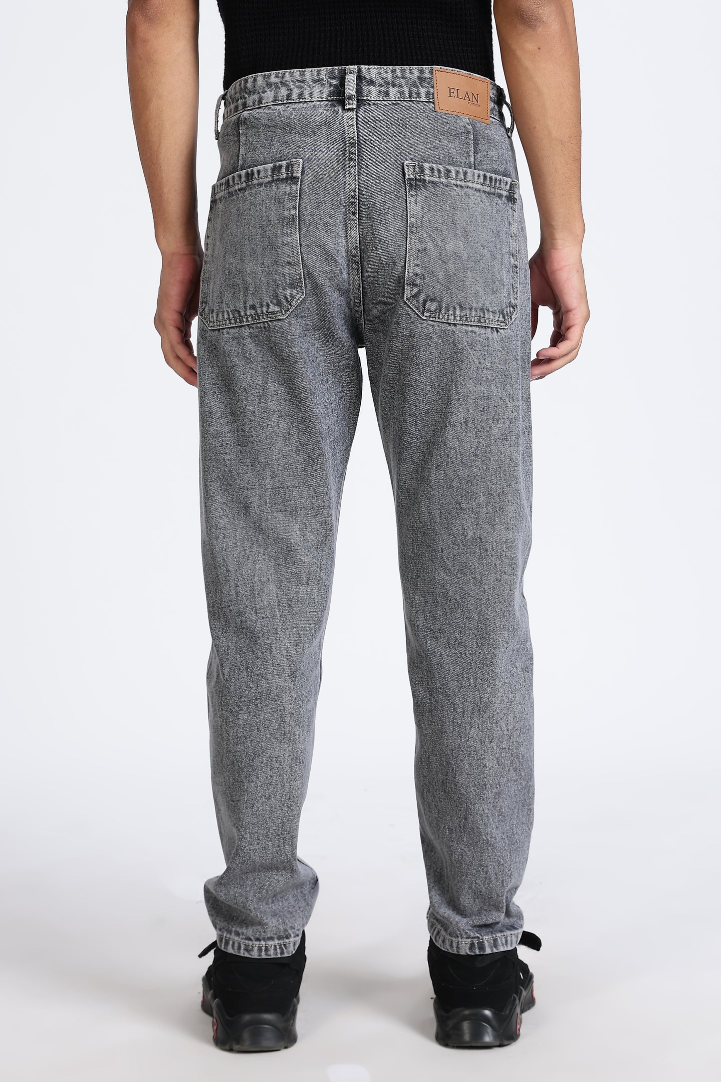 Mom Fit Denim Vintage Grey Jeans