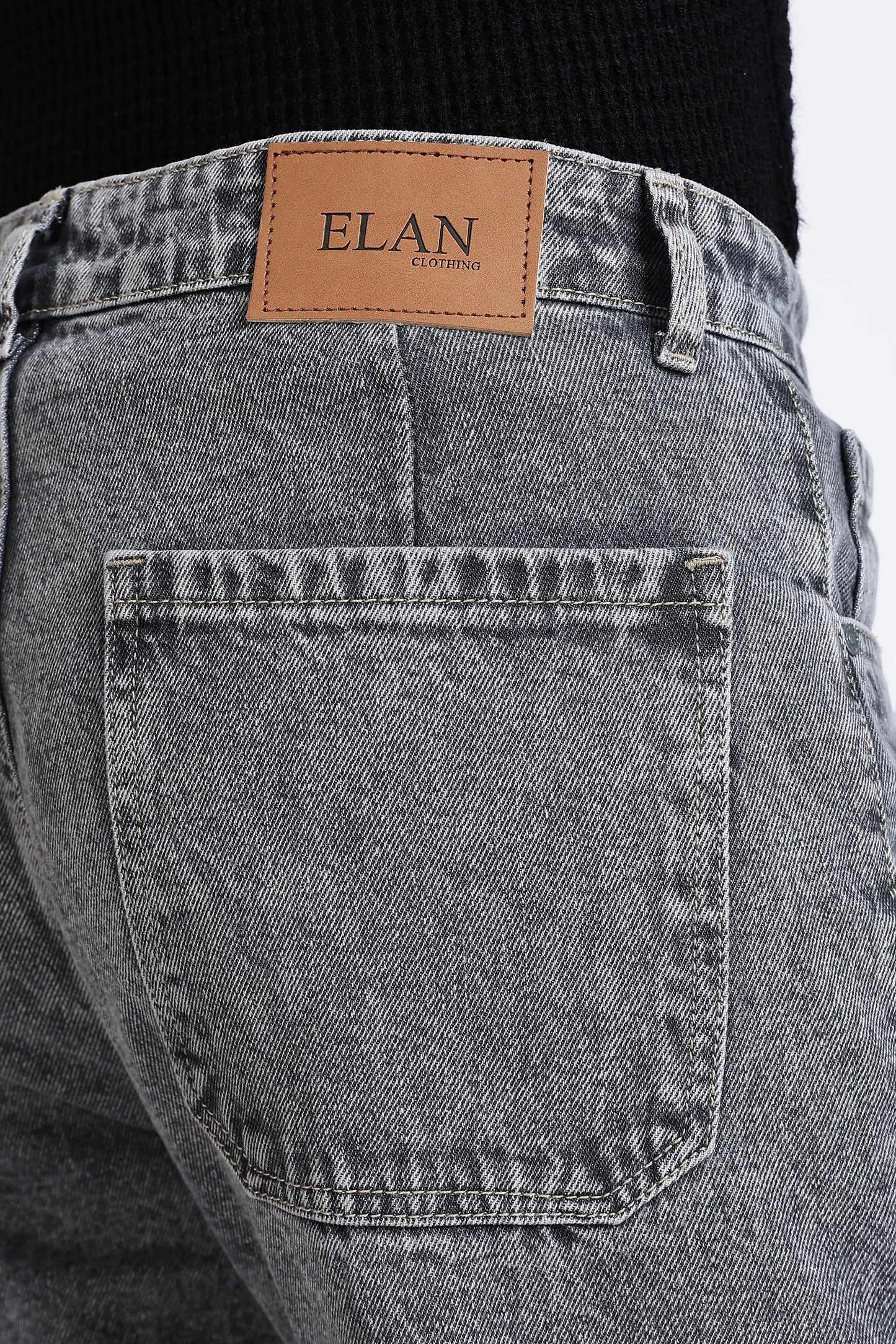 Mom Fit Denim Vintage Grey Jeans