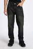 Mom Fit Denim Jeans Faded Black Shade