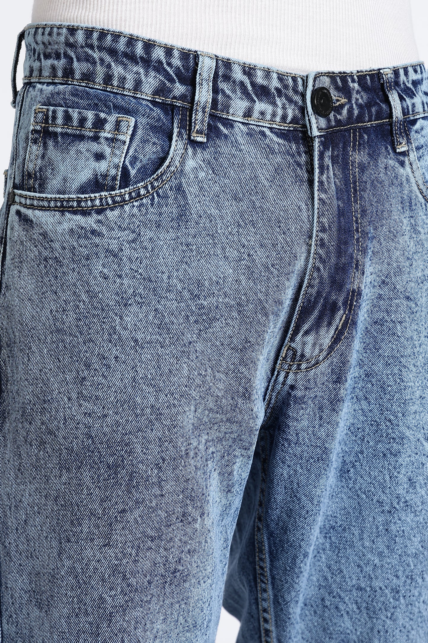 Mom Fit Light Blue Denim Jeans