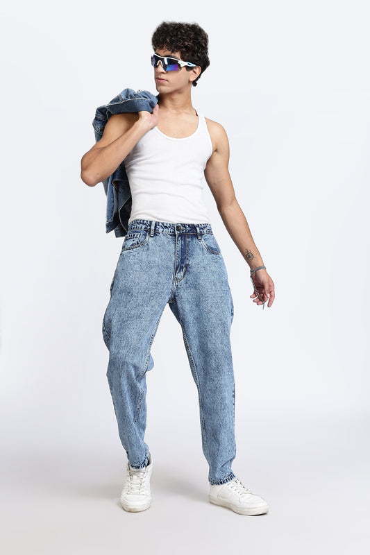 Mom Fit Light Blue Denim Jeans