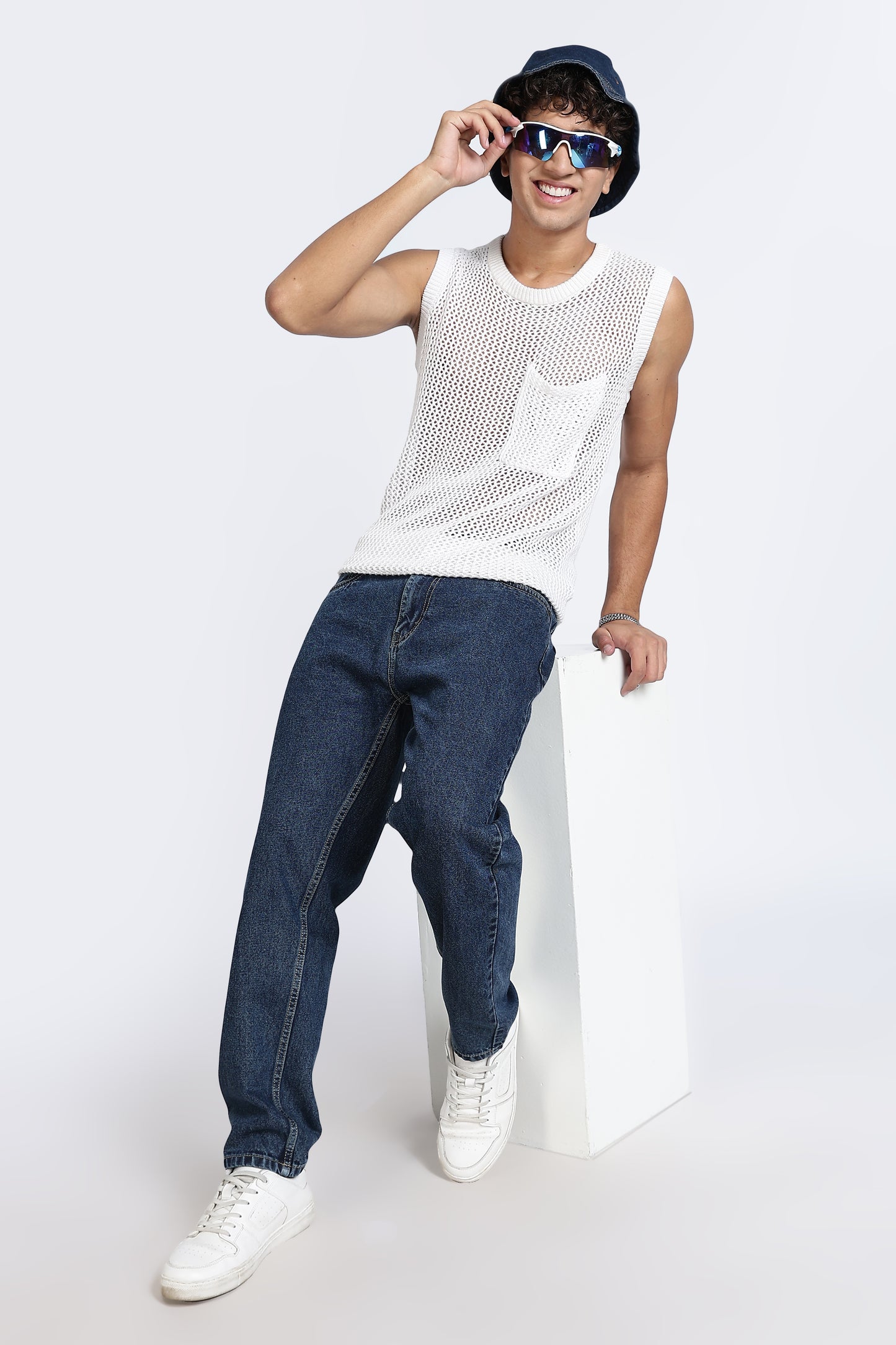 Mom Fit Classic Indigo Denim Jeans