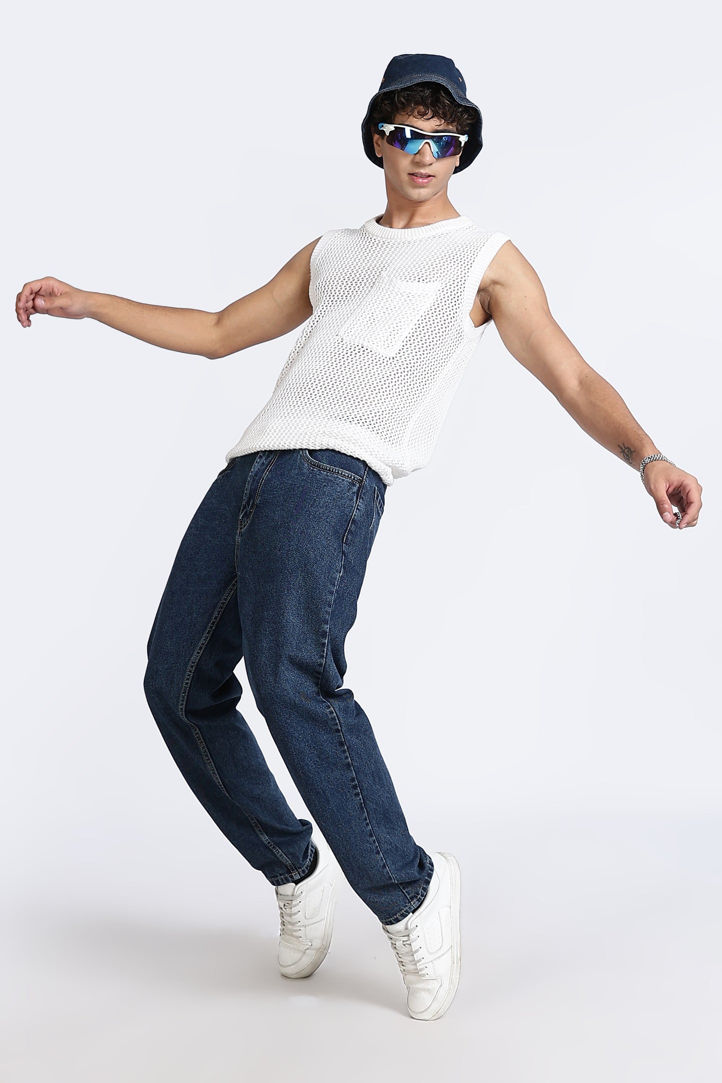 Mom Fit Classic Indigo Denim Jeans