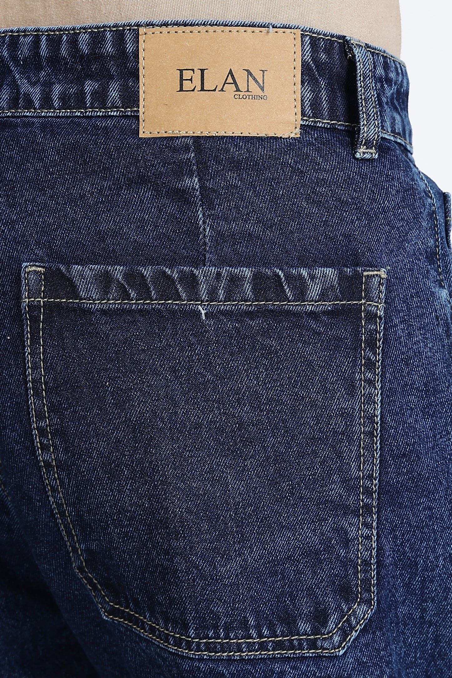 Mom Fit Dark Blue Shade Denim Jeans