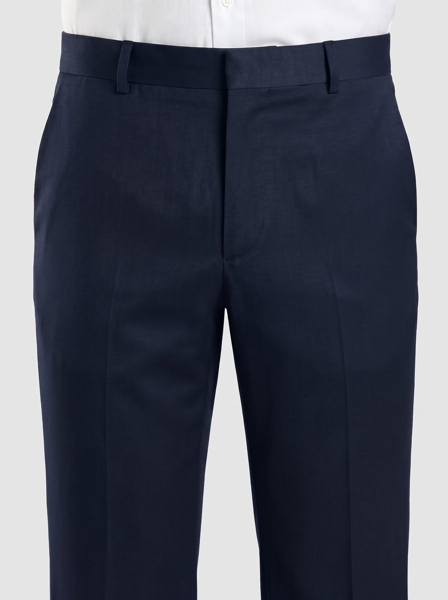 Navy Blue Signature Armani-Finish Bootcut Trousers