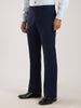 Navy Blue Signature Armani-Finish Bootcut Trousers