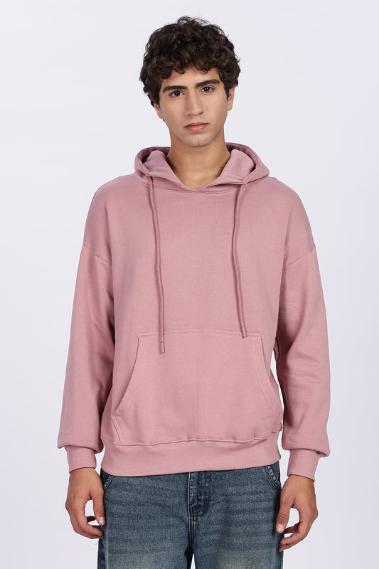 Dusty Pink Minimal Hoodie