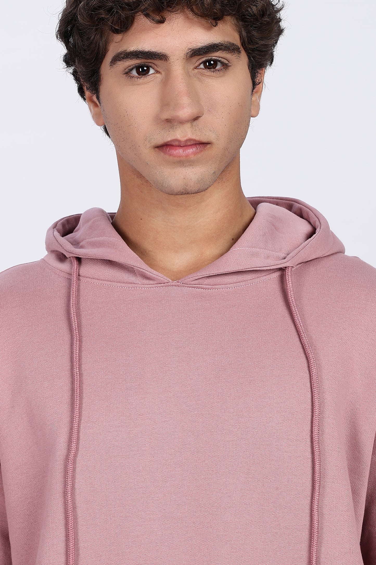 Dusty Pink Minimal Hoodie