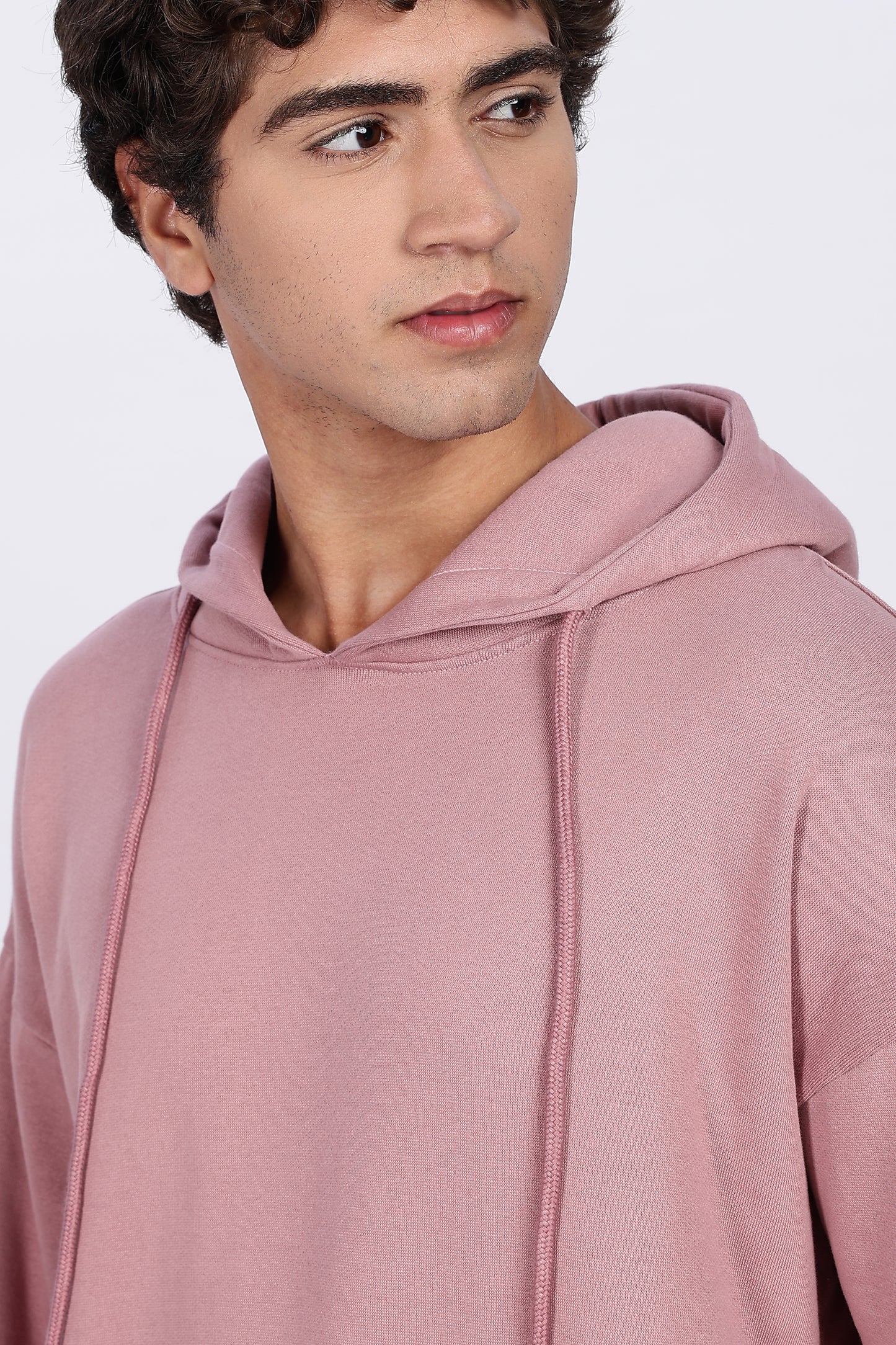 Dusty Pink Minimal Hoodie