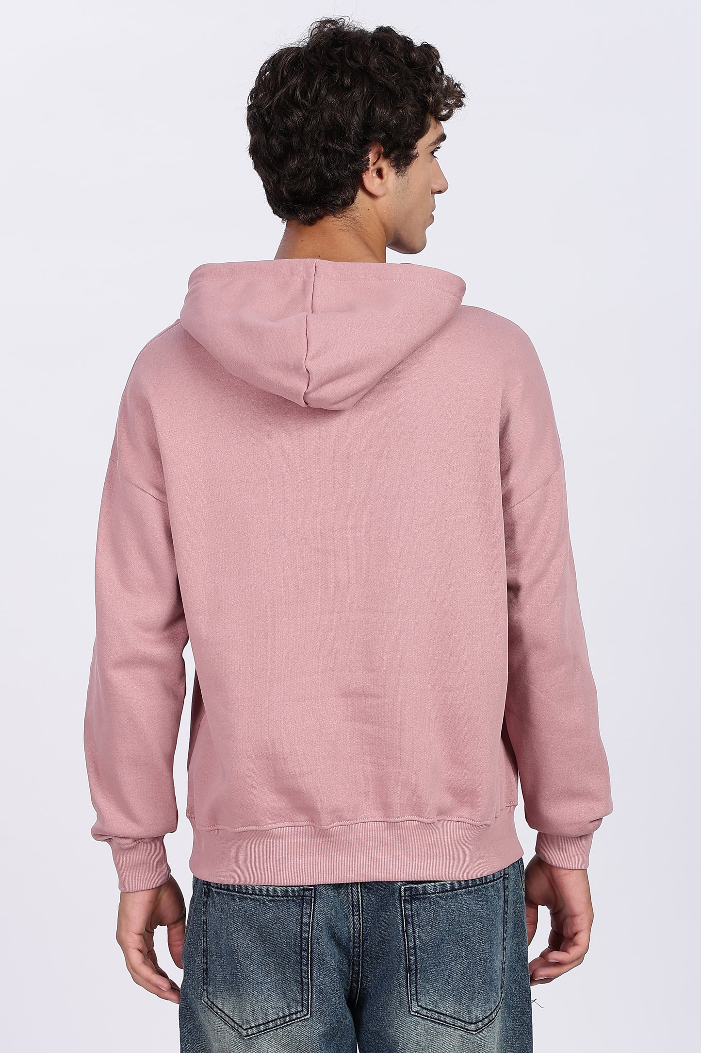 Dusty Pink Minimal Hoodie