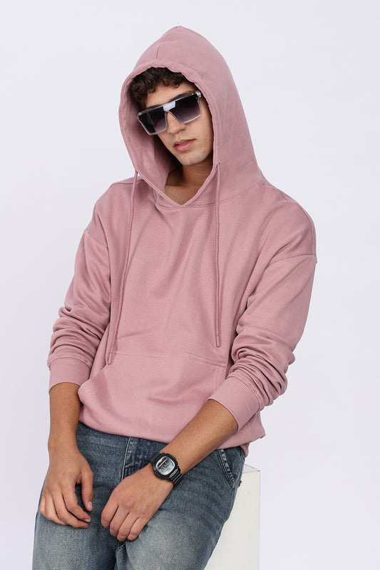 Dusty Pink Minimal Hoodie