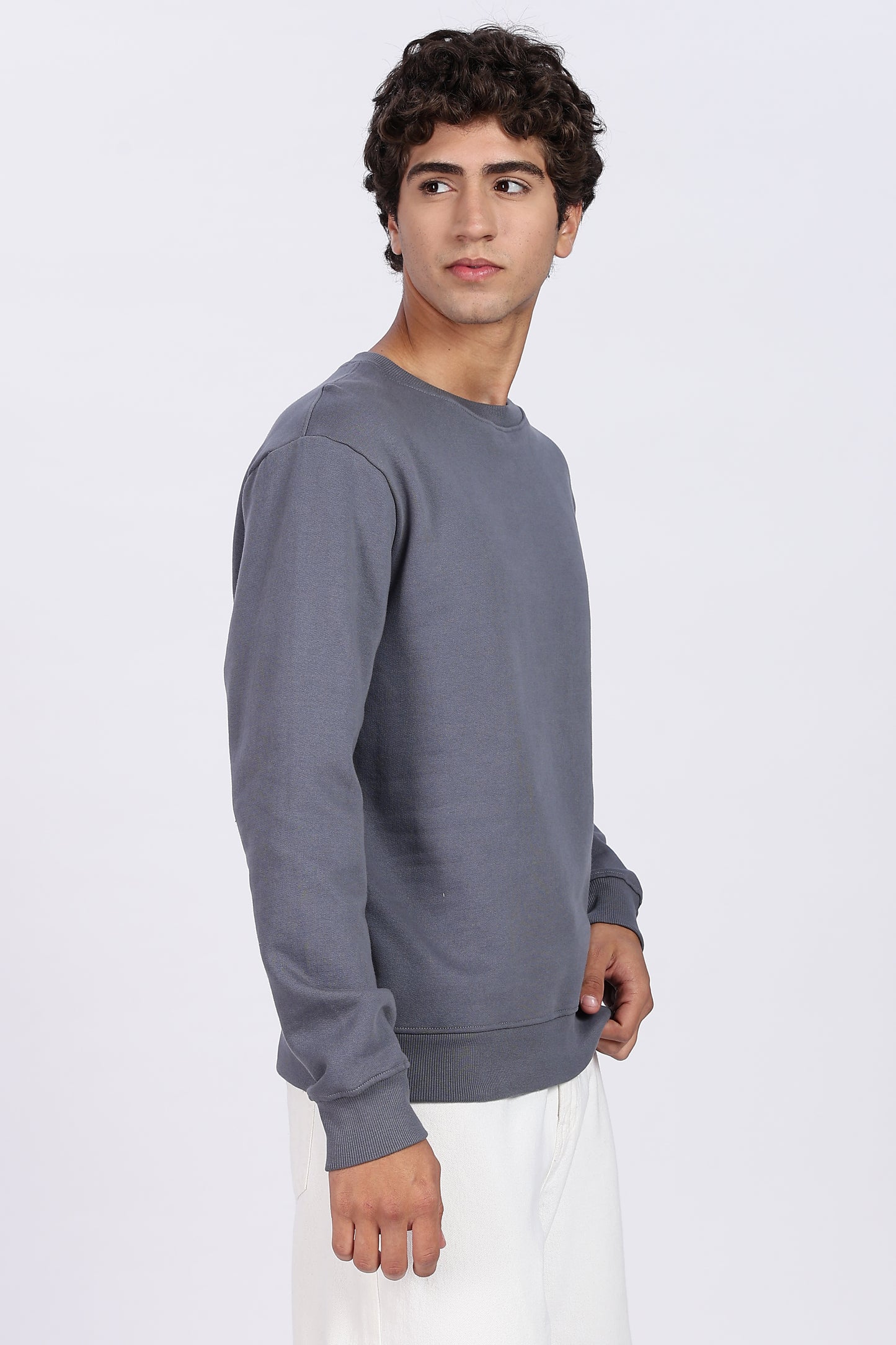 Iron Grey Minimal Sweatshirt